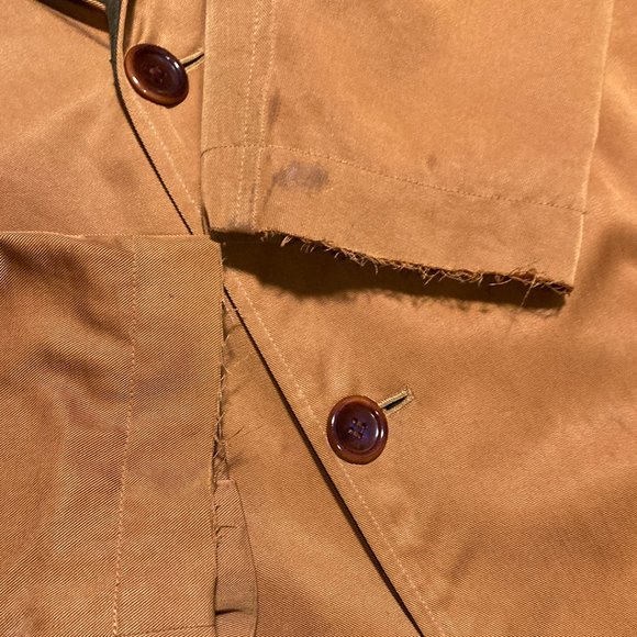 Orvis Signature Collection Brown Trench Coat - Picture 11 of 15